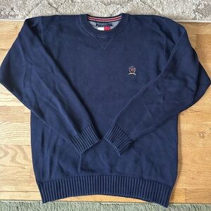 Tommy Hilfiger vintage Dark Blue Crewneck knit Sweater